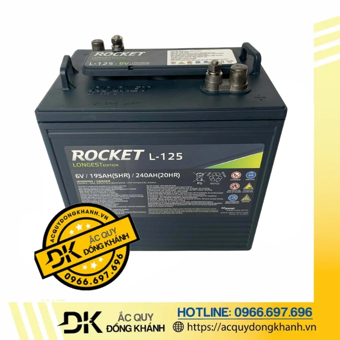 Ắc Quy ROCKET L 125 6V 240AH Ắc Quy ROCKET L 125 6V 240AH