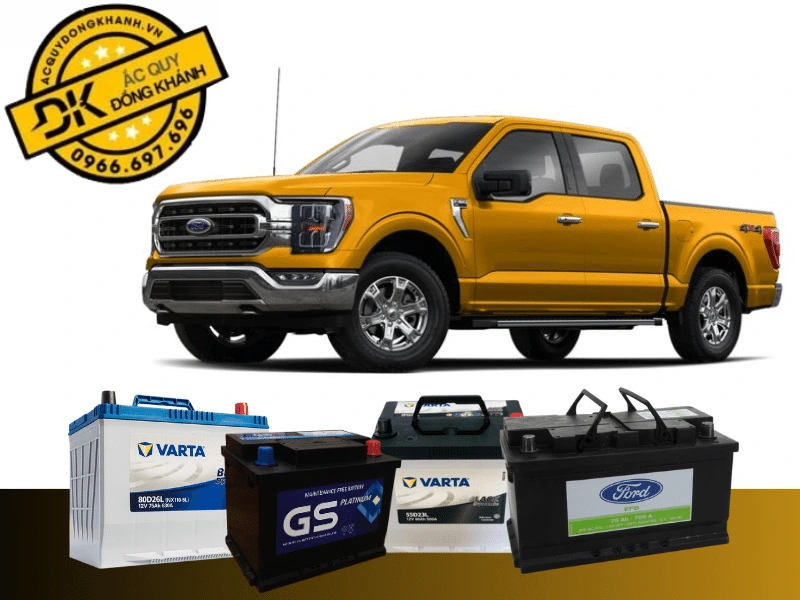 các hãng ắc quy ford ranger nổi tiếng