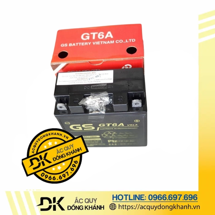 Ắc Quy GS MF GT6A 12V 6Ah Ắc Quy GS MF GT6A 12V 6Ah