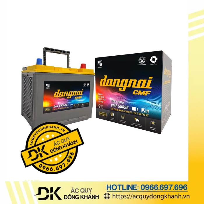 Ắc Quy Đồng Nai CMF 55D26R 12V - 60AH