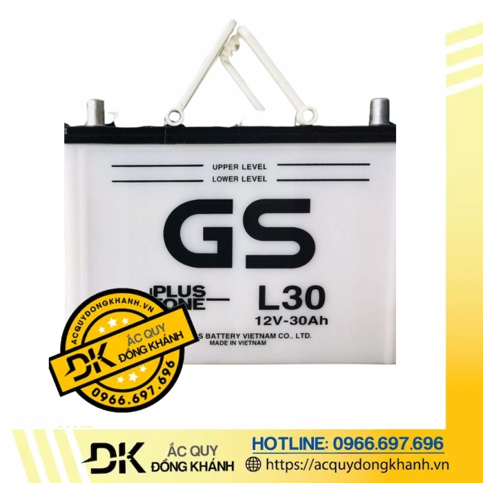 bình Ắc quy GS 12V 30AH L30 bình Ắc quy GS 12V 30AH L30