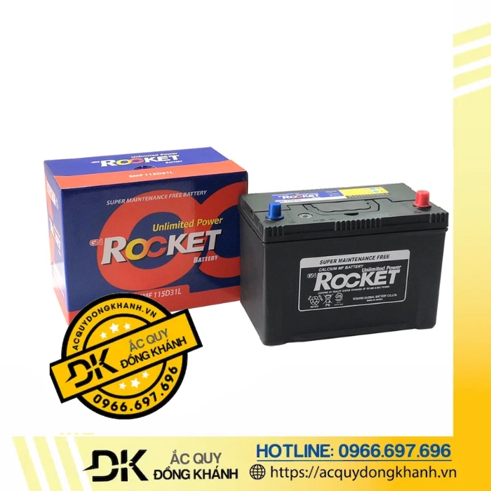 Ắc Quy ROCKET SMF 115D31R 12V 95AH Ắc Quy ROCKET SMF 115D31R 12V 95AH