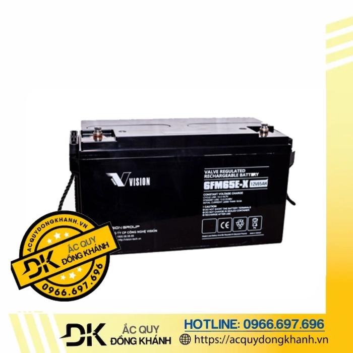 Ứng dụng chủ yếu của bình ắc quy vision 12v 65ah