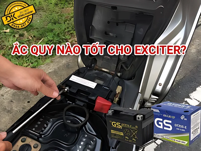 ắc quy exciter 150 loại nào tốt?