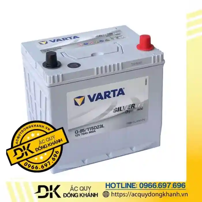 Tổng quan về ắc quy Varta Q85 12V 70Ah