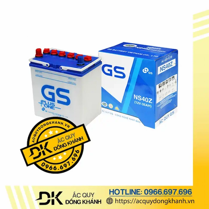 Ắc Quy GS 12V 35AH NS40Z Ắc Quy GS 12V 35AH NS40Z