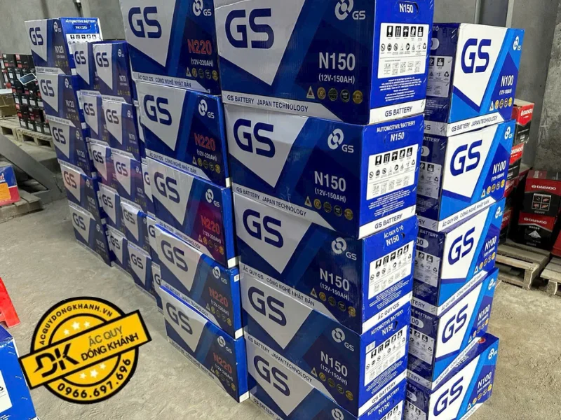 bảo hành ắc quy gs