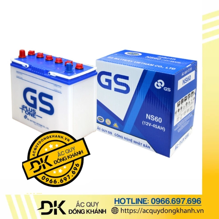 Ắc Quy GS NS60 12V 45Ah Ắc Quy GS NS60 12V 45Ah