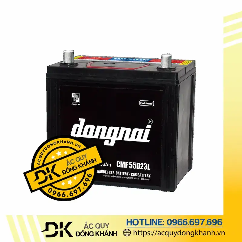 Điểm nổi bật của bình ắc quy Đồng Nai CMF 55D23L 12V 60Ah