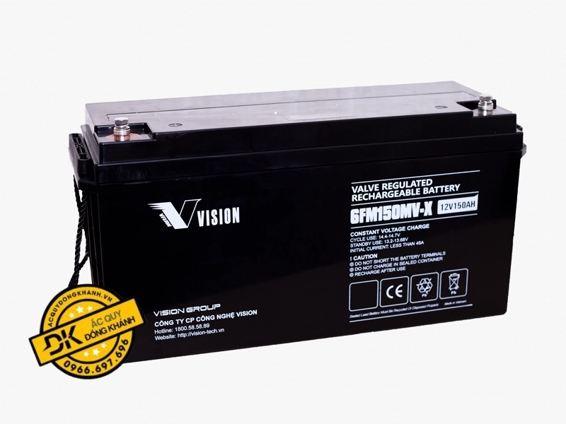 Bình ắc quy Vision 12V 150Ah 6FM150V-X