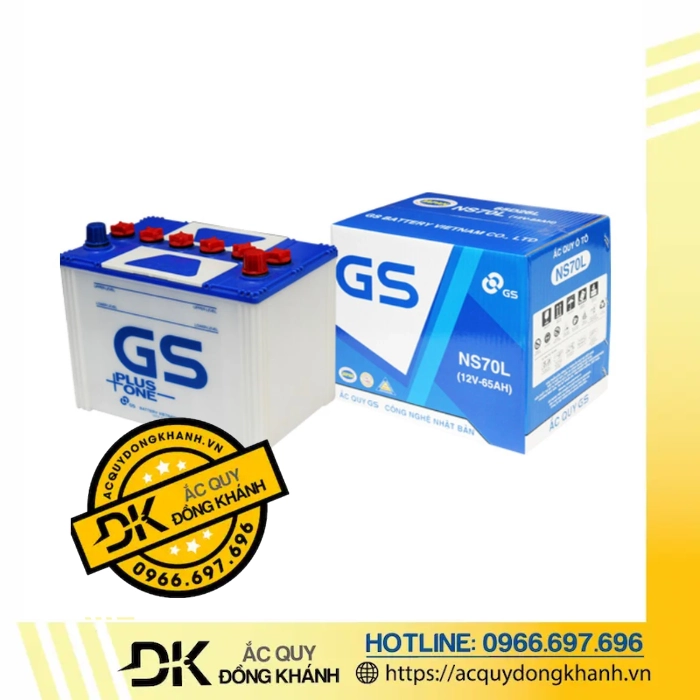 Ắc Quy GS NS70L 12V 65Ah Ắc Quy GS NS70L 12V 65Ah