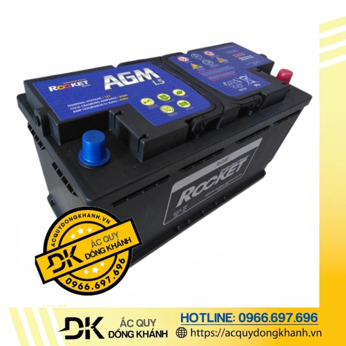 Ắc Quy ROCKET AGM L4 12V 80AH