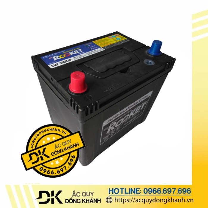 Bình Ắc Quy ROCKET 60Ah 12V SMF 55D23L Bình Ắc Quy ROCKET 60Ah 12V SMF 55D23L