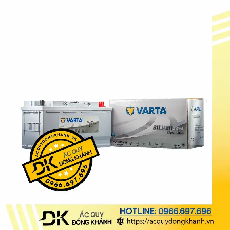 Tổng quan về acquy Varta AGM LN5 595901085 12V 95Ah
