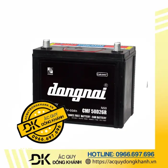 Ưu điểm nổi bật của bình ắc quy Đồng Nai CMF 50D26R 12V 45Ah