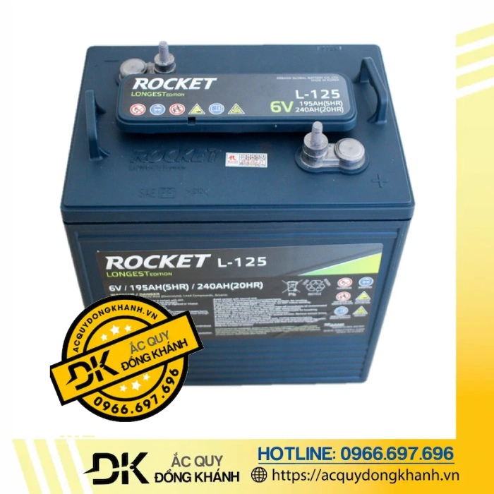 Ắc Quy ROCKET L 125 6V 240AH Ắc Quy ROCKET L 125 6V 240AH