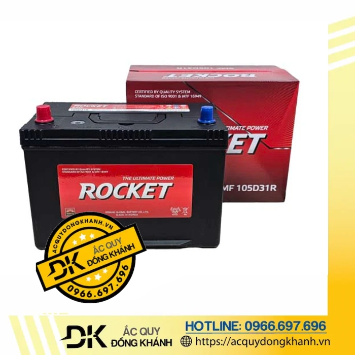 Ắc quy Rocket SMF 105D31R 12V 94AH Ắc quy Rocket SMF 105D31R 12V 94AH