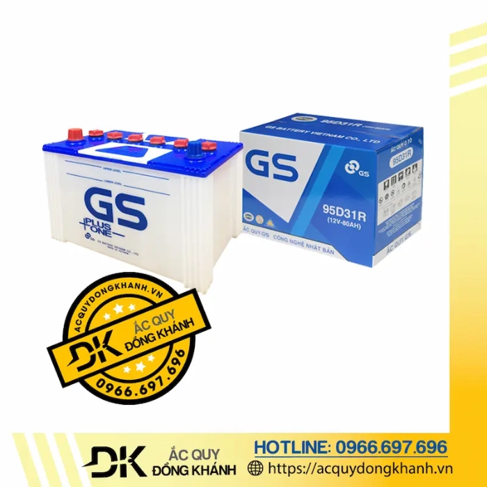 Tham khảo thông số kỹ thuật của ắc quy GS 80Ah