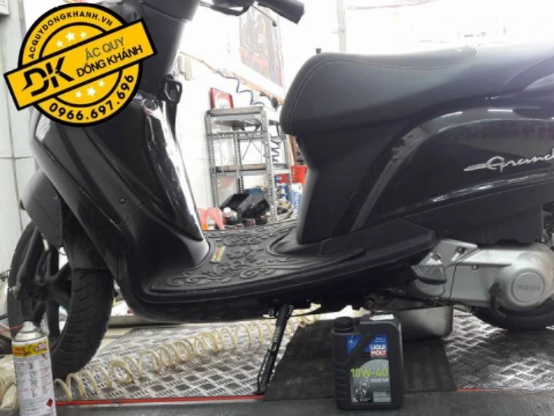các dấu hiệu bình ắc quy xe yamaha grande hư hỏng