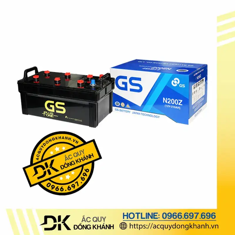 Tìm hiểu về acquy GS N200Z 12V 210Ah