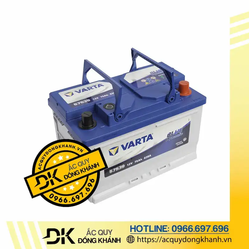 Điểm nổi trội của ắc quy Varta 75Ah 12V 57539 DIN75