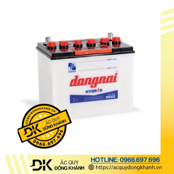 Bình ắc quy Đồng Nai N50Z 12V 60AH