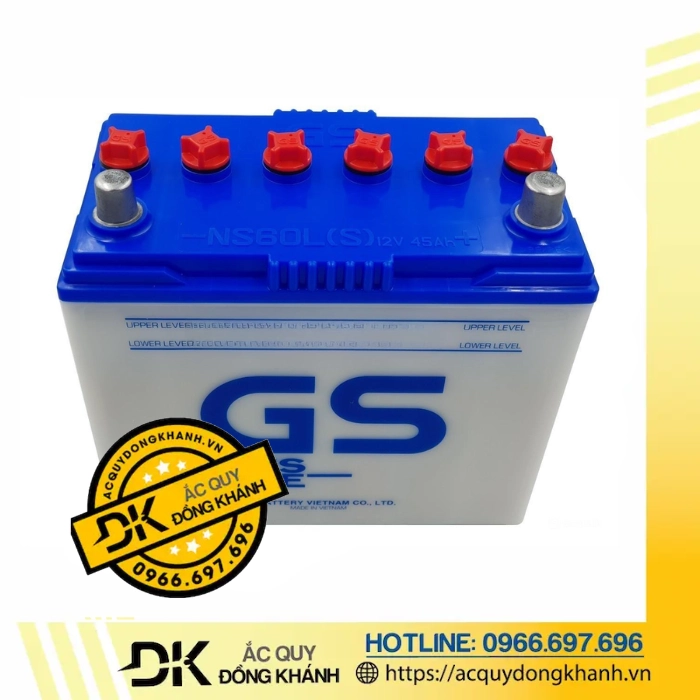 Ắc Quy GS NS60LS 12V 45Ah Ắc Quy GS NS60LS 12V 45Ah