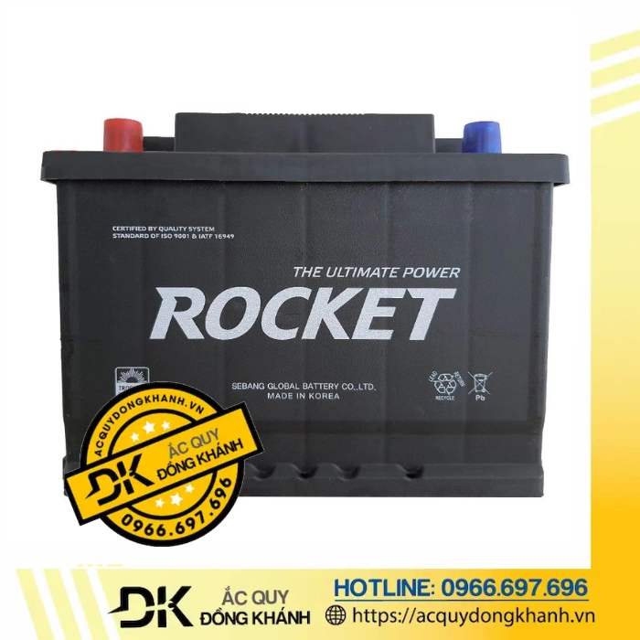 Ắc quy ROCKET SMF 55565 12V 55AH Ắc quy ROCKET SMF 55565 12V 55AH