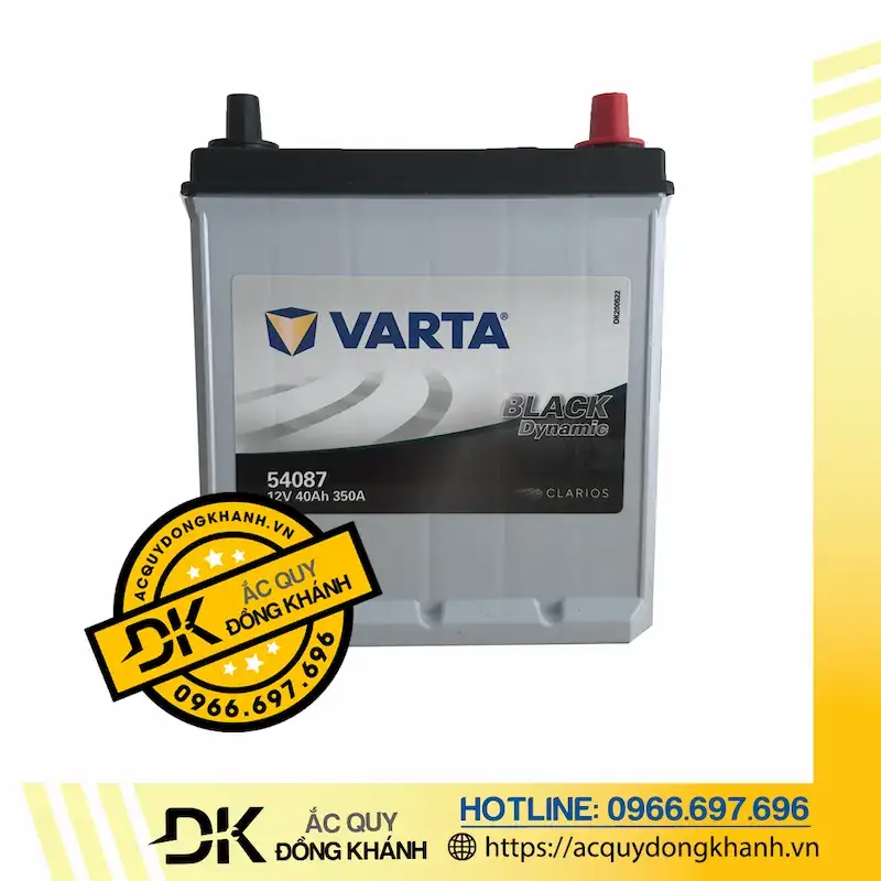 Giới thiệu tổng quan về acquy Varta 54087 DF40AL 12V 40Ah