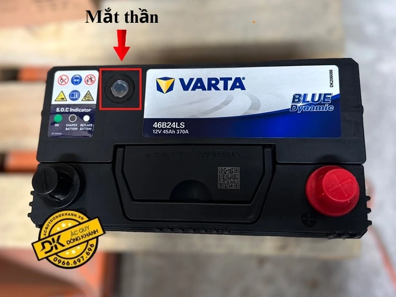 Vị trí mắt thần ắc quy