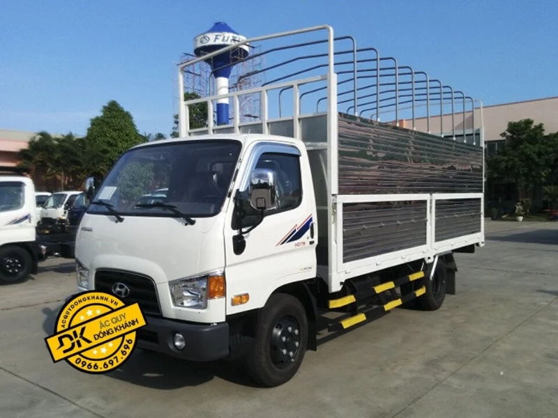 Một số loại ắc quy phổ biến phù hợp với xe tải Hyundai HD78
