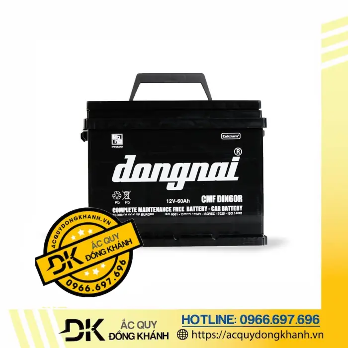 Một số ưu điểm nổi bật của ắc quy Đồng Nai CMF DIN60R 12V 60Ah