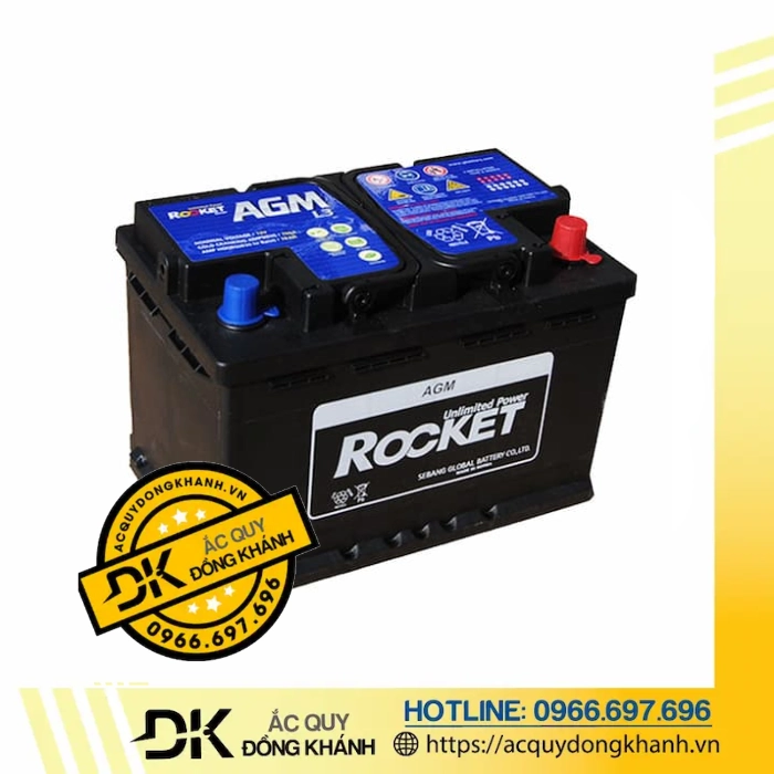 Ắc Quy Rocket AGM L3 12V 70AH Ắc Quy Rocket AGM L3 12V 70AH