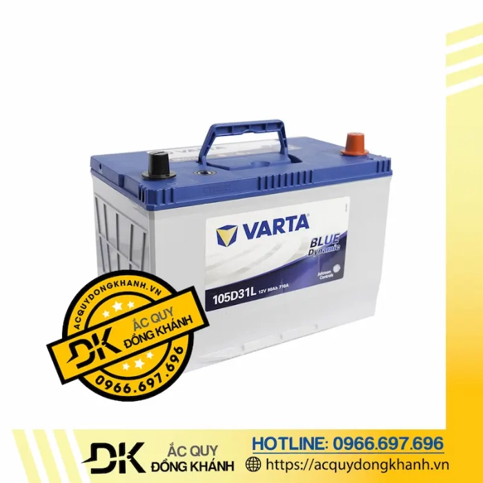 Thông số kỹ thuật chung của ắc quy Varta 90Ah