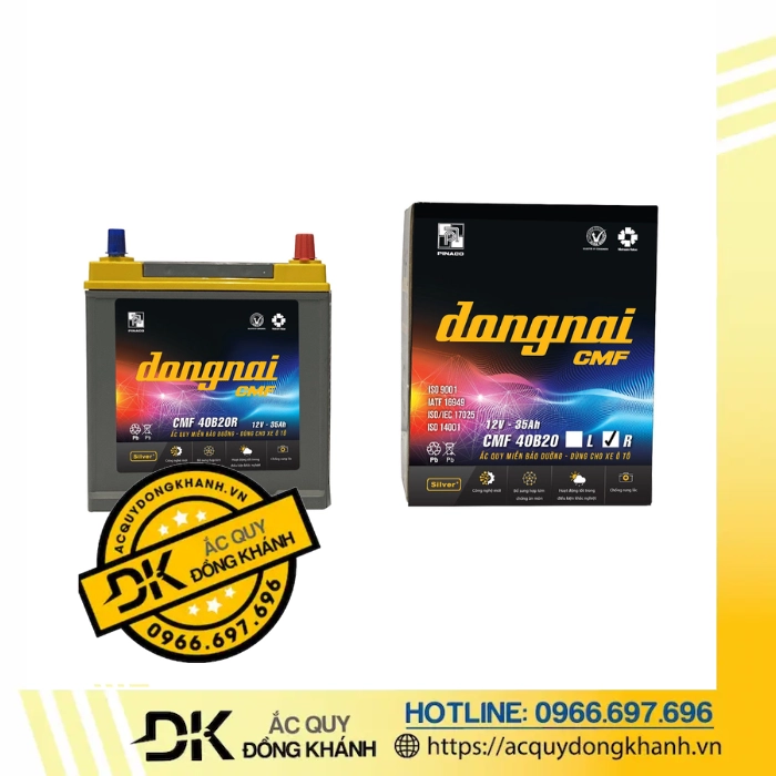 Ắc Quy Đồng Nai CMF 40B20R 12V - 35AH