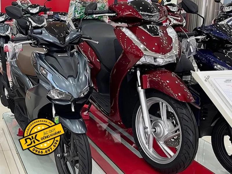 Ắc quy GS 12V 5Ah được dùng phổ biến cho các dòng xe Honda