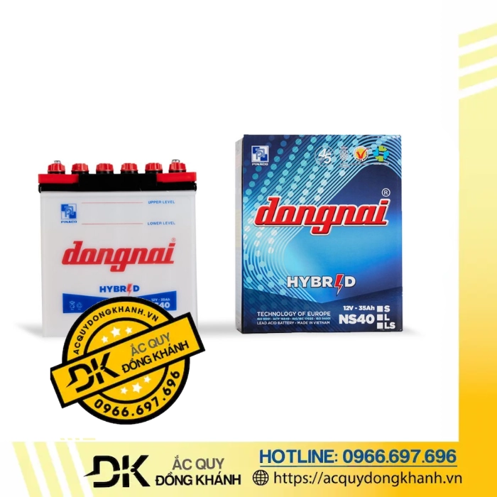 Ắc quy Đồng Nai 12V 35Ah NS40