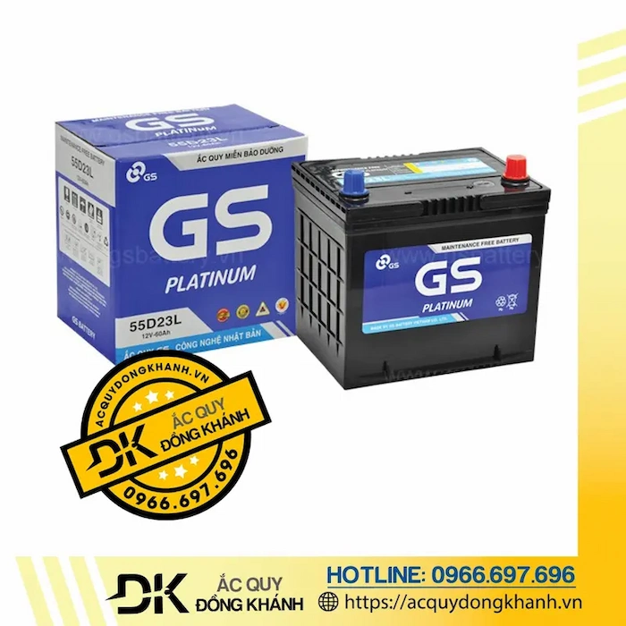 bình ắc quy gs 55 ah bình ắc quy gs 55 ah