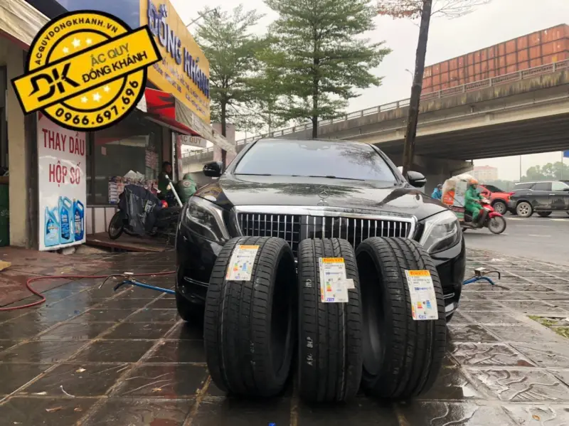 Maybach S600 Độ Lốp Chống Xịt Firelly Đức Tại Ắc Quy Đồng Khánh