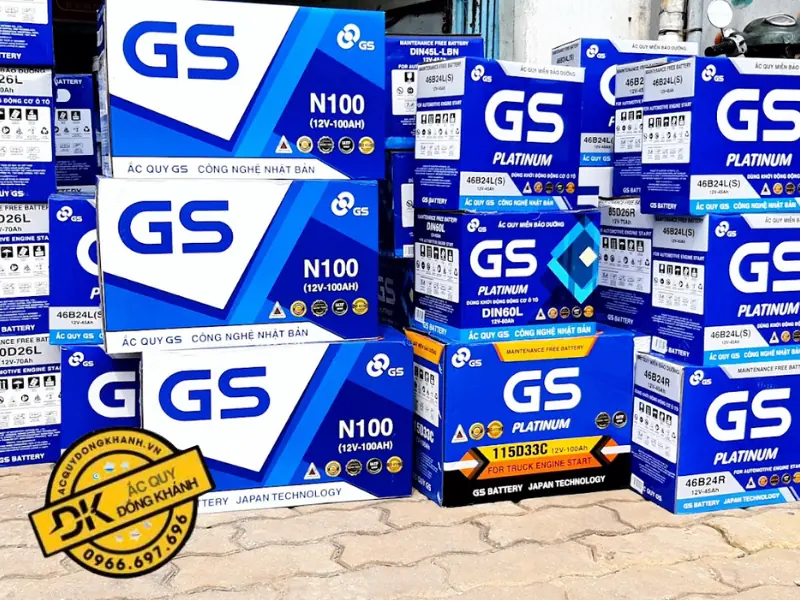 Mua acquy GS MF DIN45L LBN 12V 45Ah ở đâu uy tín?