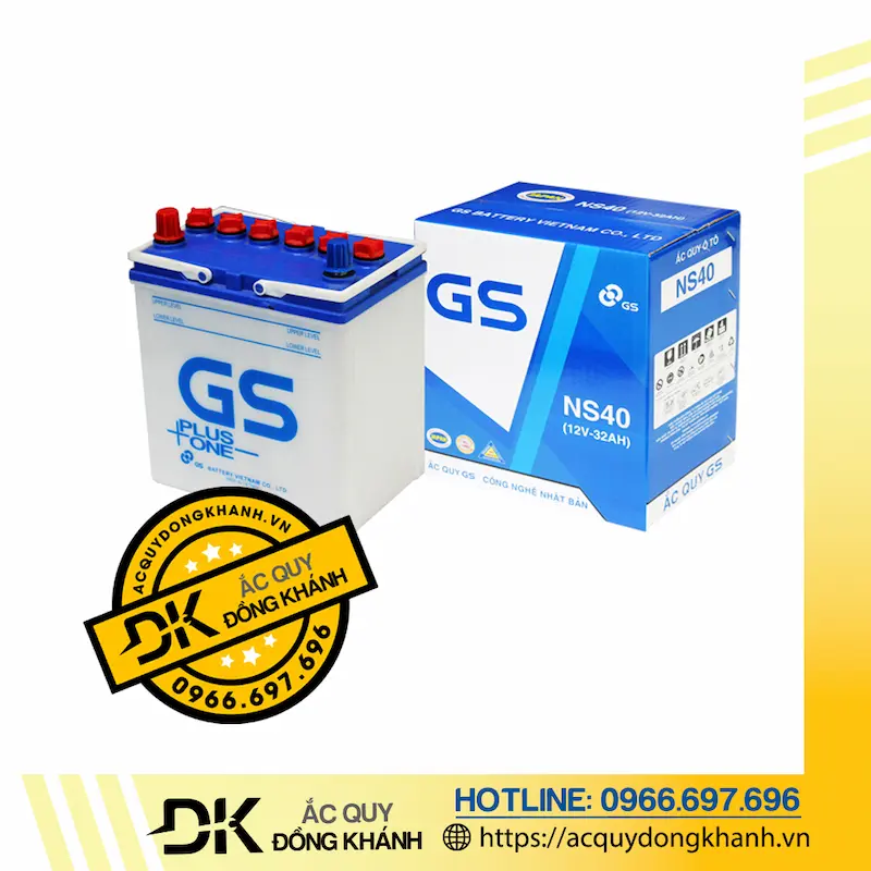 Ắc Quy GS NS40 12V - 32Ah