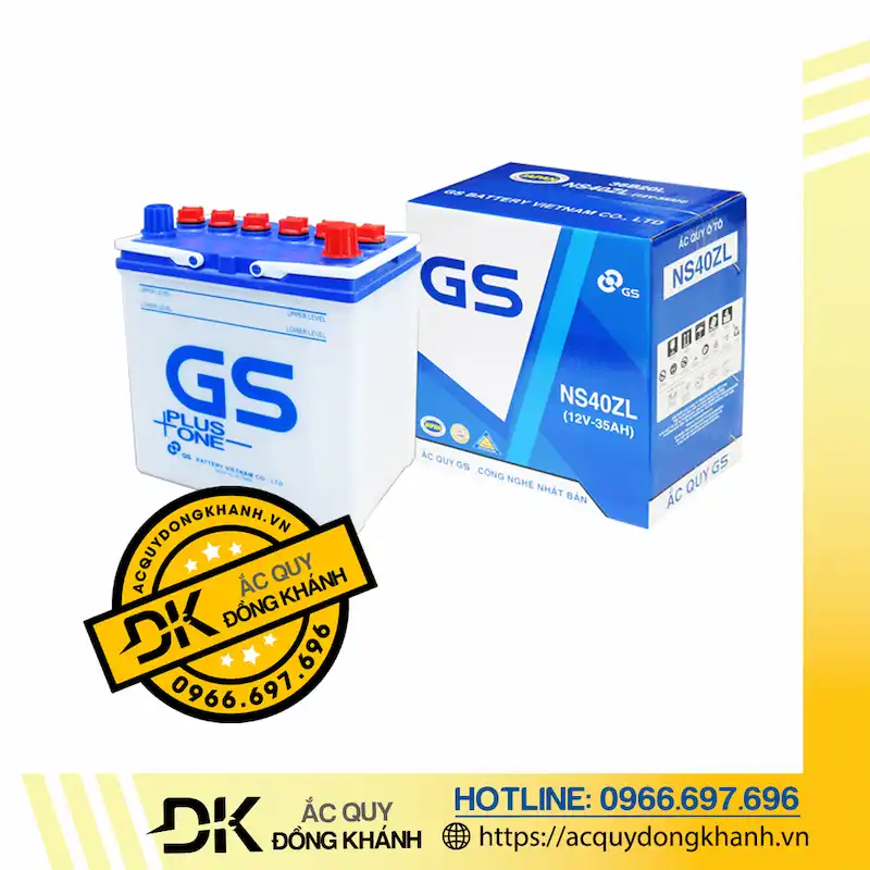Ắc Quy GS NS40ZL 12V - 35Ah