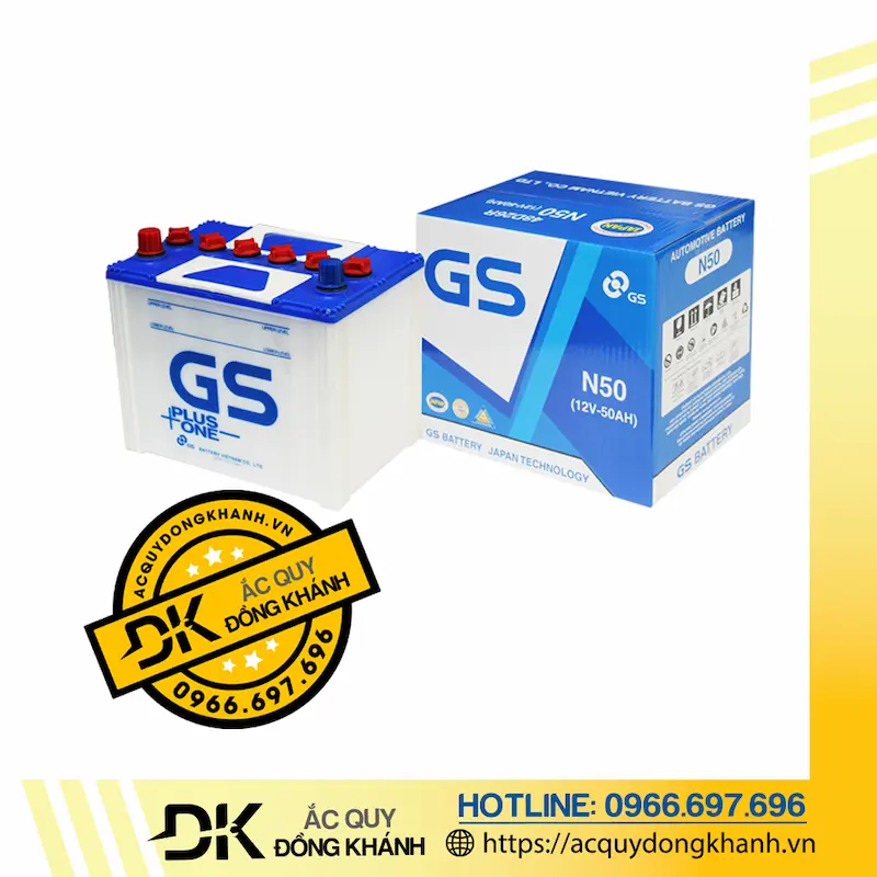bình ắc quy gs 50ah