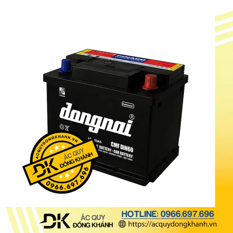 Ắc Quy Đồng Nai CMF DIN60R 12V - 60AH