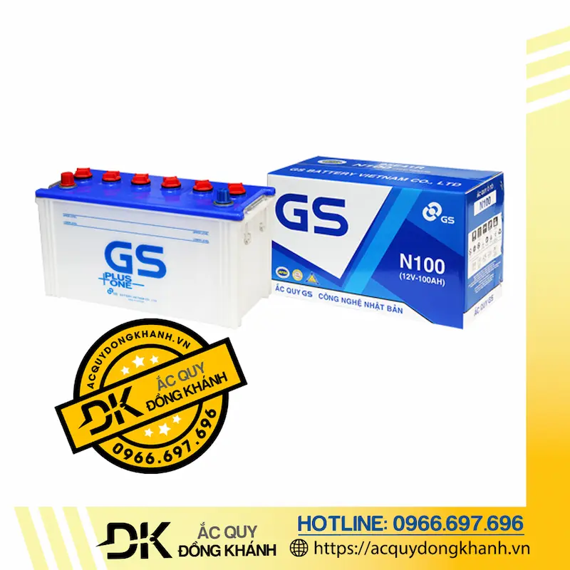 bình ắc quy gs 12v-100ah