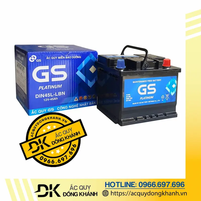 Ắc Quy GS MF Din45L LBN 12V - 45Ah