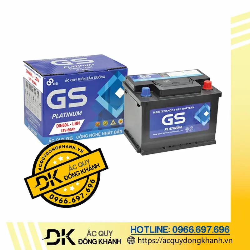 Ắc Quy GS MF Din 60 LBN 12V