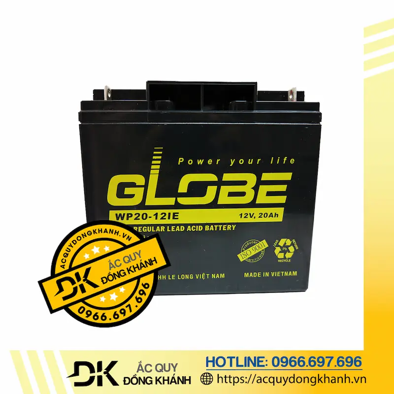 Ắc Quy GLOBE WP20-12 IE 12V - 20Ah