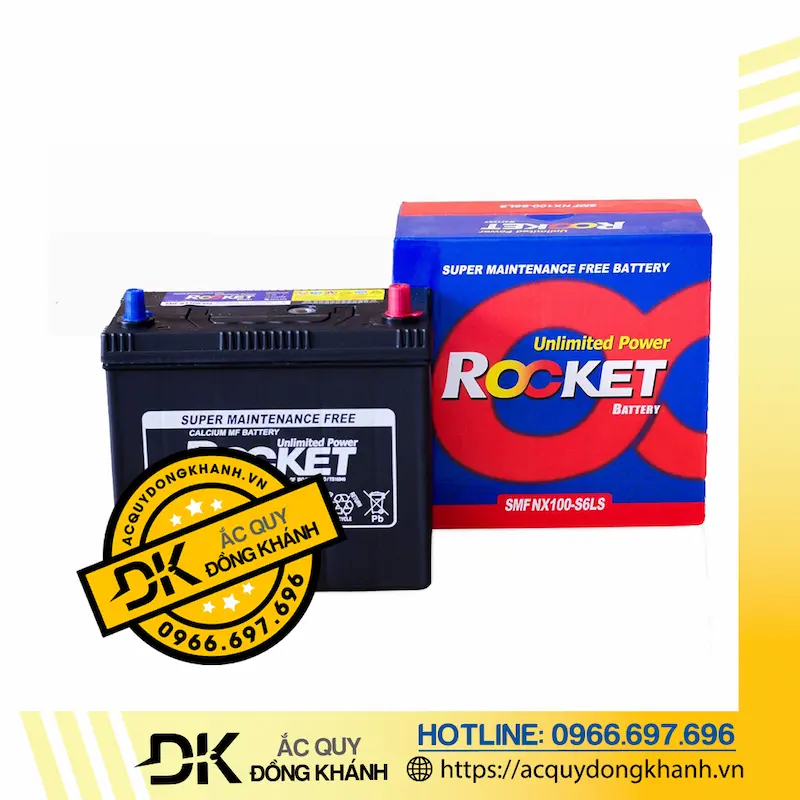 Bình Ắc Quy Rocket 45Ah 12V - SMF NX100-S6LS