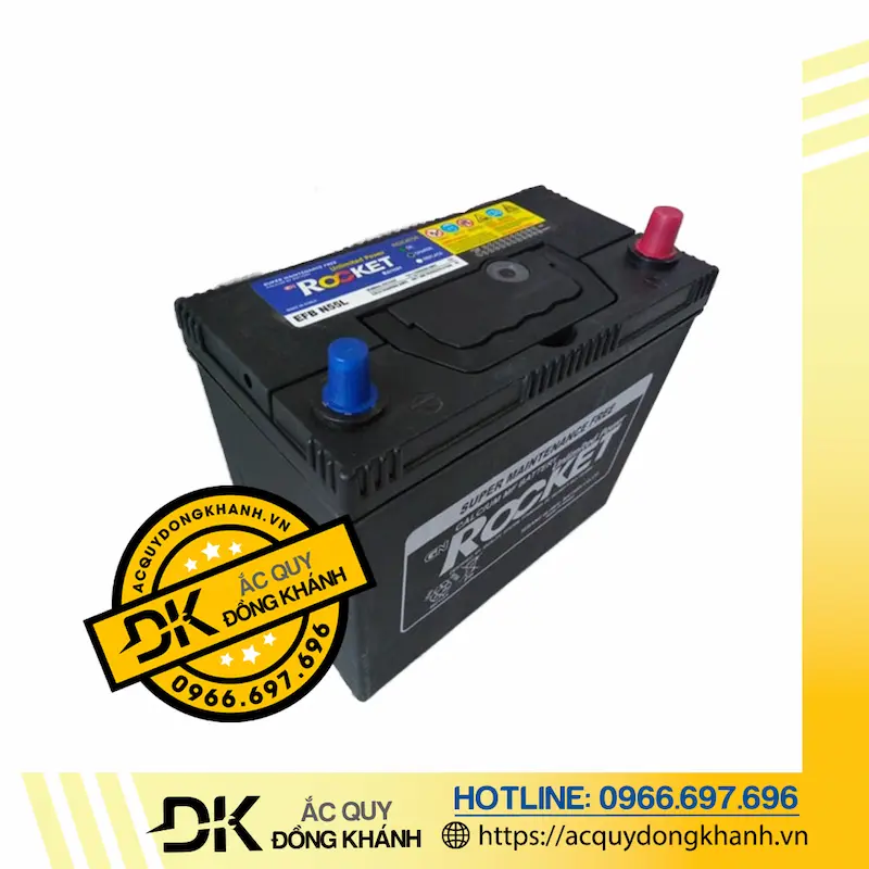 Ắc Quy ROCKET EFB N55 12V - 55AH 
